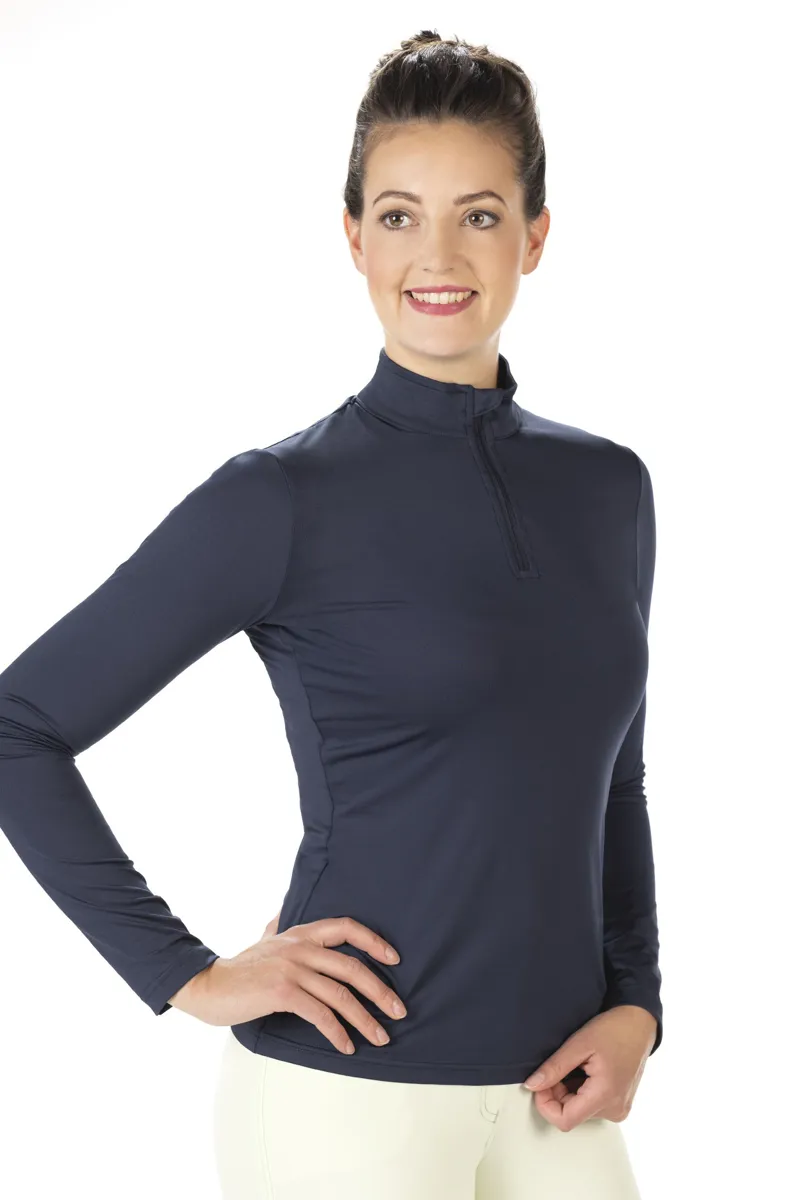 HKM Summer Milano Functional Shirt Ladies in Navy